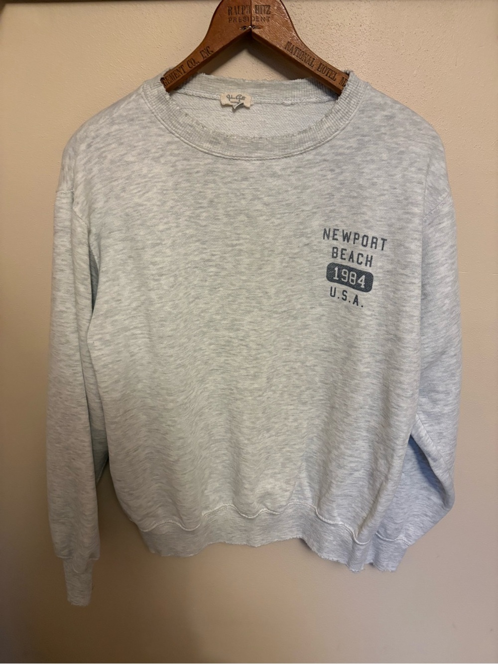 Vintage-Style John Galt/Melville Newport Beach 1984 Crewneck Sweatshirt